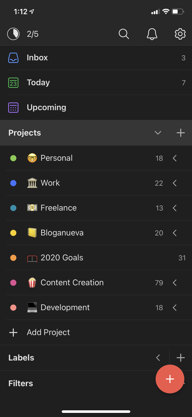 things vs todoist 2021